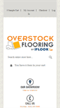Mobile Screenshot of overstockflooring.com